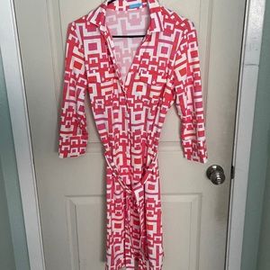 J. McLaughlin maxi dress with tie